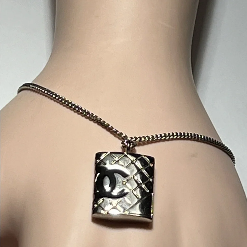 CHANEL cambon Logo CC pendant Bracelet